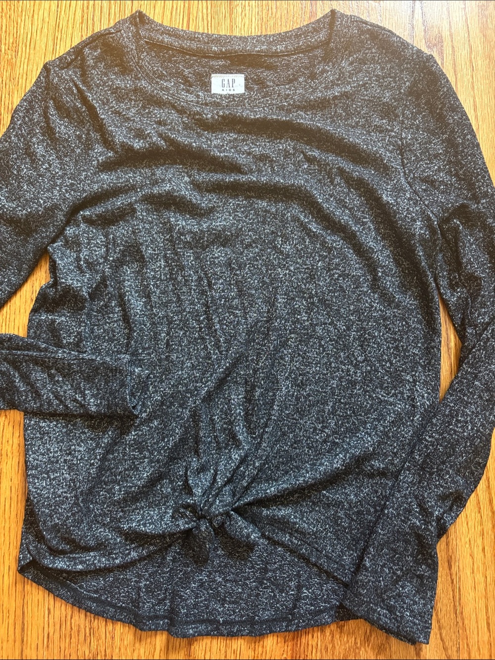 GAP Kids - Kid’s Crewneck long sleeved sweater/shirt with front knot (XL - 12)